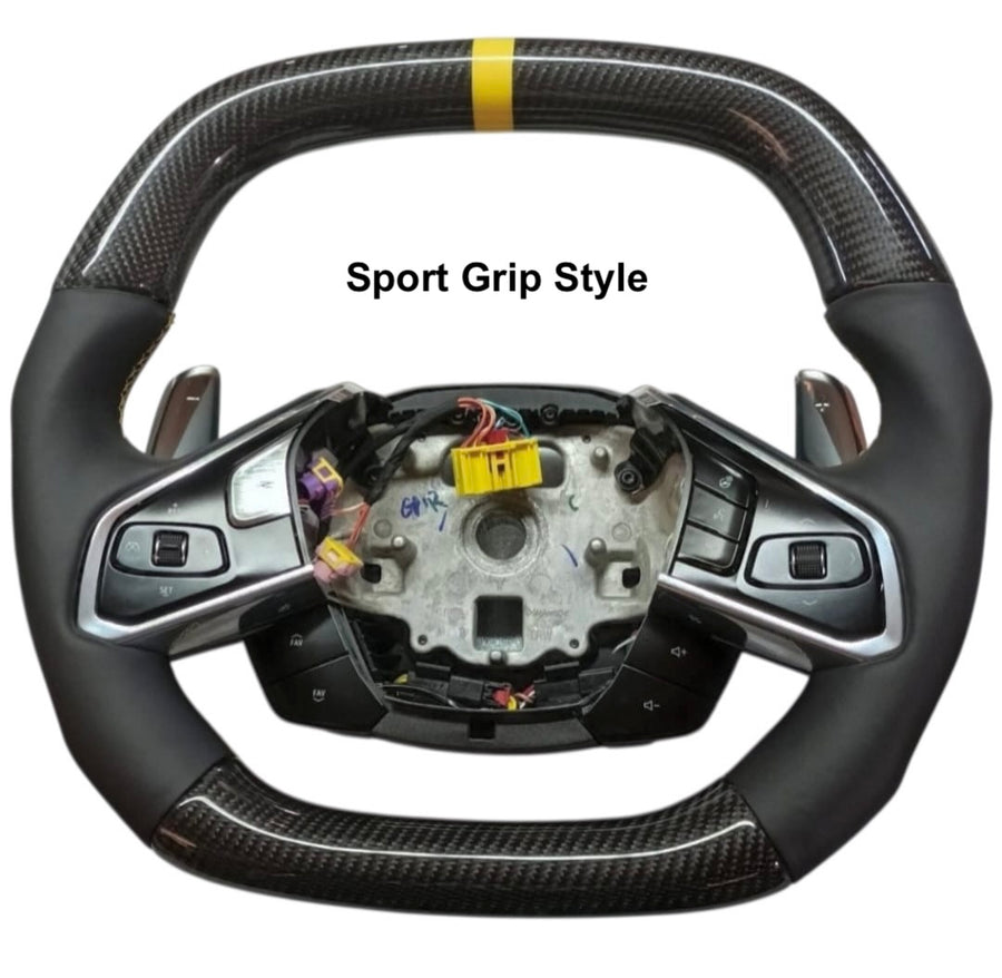 RPI Designs > 2020-2025 C8 Corvette Real Carbon Fiber Steering Buttons Overlays (4 pcs), 100 RPI Designs > 2020-2025 C8 Corvette Real Carbon Fiber Steering Buttons Overlays (4 pcs), 100