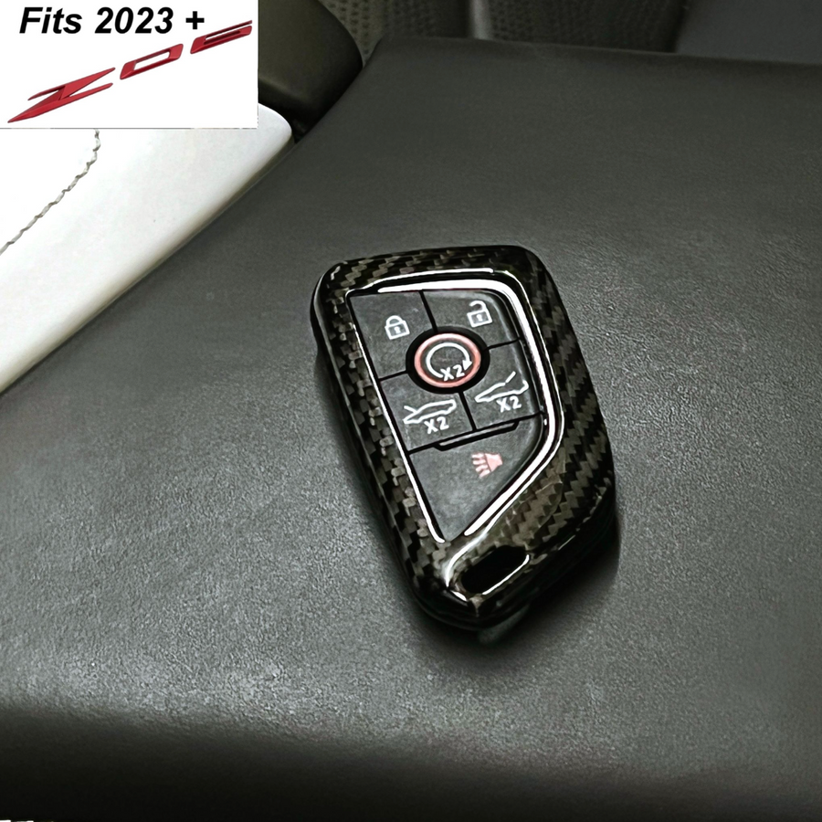 C8 Corvette Carbon Fiber Key Fob Cover